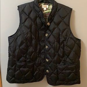Talbots black vest